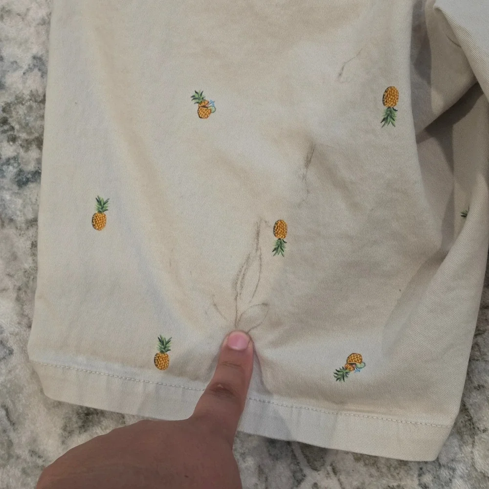 Old Navy Mens 29 Ultimate Slim Built-In Flex Pineapple Khaki Chino Shorts Tan
